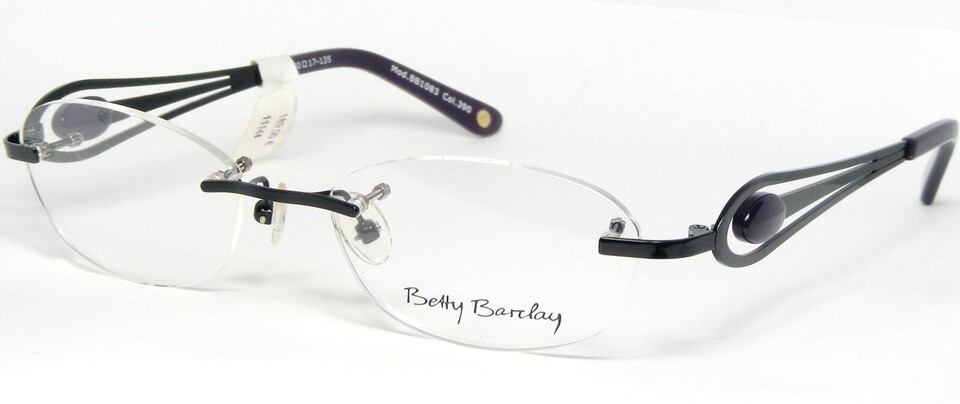 Betty Barclay BB1083 390 BLACK /DARK PURPLE EYEGLASSES GLASSES 50-17-135... - $59.05