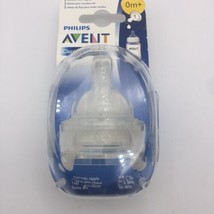 New Philips Avent Classic 2 Newborn Flow Bottle Nipples 0m+ BPA Free Ant... - £6.99 GBP