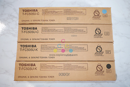 New Oem Toshiba E Studio 2505AC,3005AC Cckk Toners T-FC505U-C (x2),T-FC505U-K(x2) - £241.33 GBP