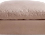 36&quot; Pink 100% Linen With Black Ottoman - £547.51 GBP