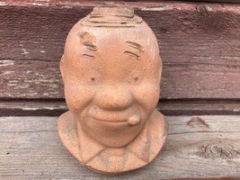 Vtg Jiggs Bringing Up Father Chia Pet Clay Grass Planter Comic Strip Character - £23.70 GBP