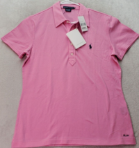 Ralph Lauren Polo Shirt Boys Size XL Pink Cotton Short Sleeve Slit Colla... - $33.60