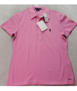 Ralph Lauren Polo Shirt Boys Size XL Pink Cotton Short Sleeve Slit Colla... - $623.67 MXN