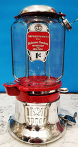 Columbus Model &quot;46&quot; Peanut Dispenser Penny Circa 1930&#39;s Aluminum - £1,013.03 GBP
