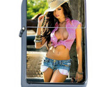 Pin Up Cowgirls D17 Flip Top Dual Torch Lighter Wind Resistant - $16.78