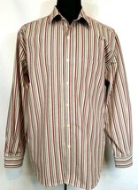 Lyle &amp; Scott Mens Long Sleeve XL Combed Cotton Dress Shirt Scotland Button Up - £10.20 GBP