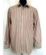 Lyle &amp; Scott Mens Long Sleeve XL Combed Cotton Dress Shirt Scotland Butt... - £10.29 GBP
