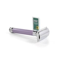 Edwin Jagger Heather Double-Edge Razor with Pearl Gloss Acrylic Handle  - $57.00