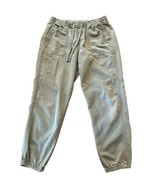 Women’s GAP Pants Joggers Green w Pockets &amp; Drawstring Size Small - £14.42 GBP