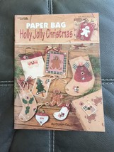 Paper Bag Holly Jolly Christmas 48 Projects Leisure Arts Leaflet 1998 Cousineau - £6.71 GBP