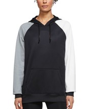 Nike Womens Therma fit Plus Size Fleece Color Block Training Hoodie, 1X, Black - £47.33 GBP