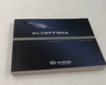2013 Kia Optima Owners Manual Set OEM H01B18055 - $22.49
