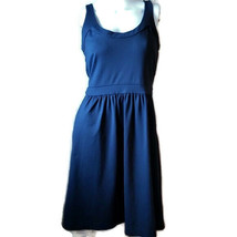 Cynthia Rowley Navy Blue Sleeveless Skater Style Dress Size Small - £47.36 GBP