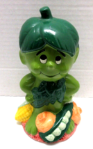 Rare Vtg Jolly Green Giant Co 1985 Little Green Sprout Musical Bank Not Working - £15.97 GBP