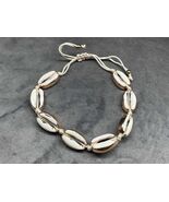 Cowrie shell anklet seashell ankle bracelet boho beach jewelry surfer an... - $418.08 MXN