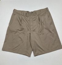 Nike Golf Beige Pleated Shorts Men Size 40 (Measure 38x10) - $13.39