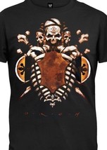 Bone Crest Shield of Skulls and Bones Fantasy Art by Brom T-Shirt Size X... - £13.87 GBP