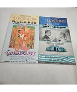 Vocal Selections Songbook Lot of 4 Camelot Lion King South Pacific Choru... - $7.98