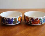 Lot of 2x Villeroy &amp; Boch ACAPULCO Round Cereal / Soup Bowl 5&quot; Birds Flo... - $52.00