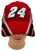Jeff Gordon #24 NASCAR Cap Hat AARP Drive to End Hunger Black Red - £13.76 GBP
