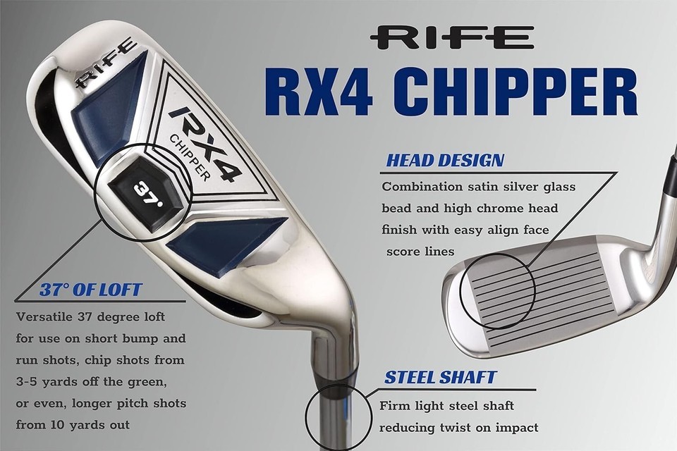 Petite Ladies Rife Golf RX4 Chipper Save Easy Strokes 32 Inches Right Handed Item image 3