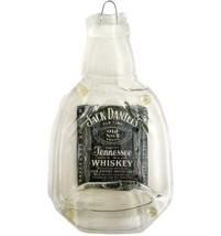 Jack Daniel&#39;s Handmade Glass Art Bottle Trivet Hot Plate Wall Hang Ready E55 - £31.59 GBP