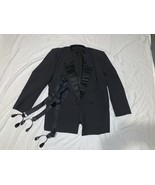 Mens MR WASHINGTON KIMS TAILOR BLACK FORMAL TUXEDO 1 BUTTON JACKET  &amp; SU... - $1,694.24 MXN