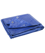 10&#39; x 10&#39; Blue All Purpose Tarp Tarpaulin Ft UV Protection Canopy Tent S... - $27.10