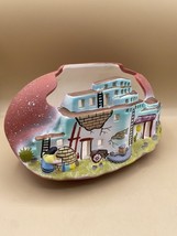 Vintage Southwestern Adobe Home Signed TV Lamp Mexico Cactus - $39.59