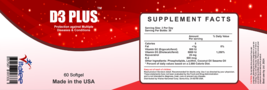 Bone Combo Pack-Vitamin D3 Plus & Calmatate XP (2x60ct ) image 4