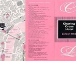 Charing Cross Hotel Brochure 1950&#39;s London WC2  England - $17.82