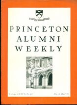 PRINCETON ALUMNI WEEKLY March 20, 1936 University newsletter St Patrick&#39;... - €12,85 EUR