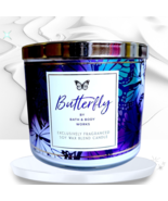 Bath &amp; Body Works ALL NEW Butterfly 3-Wick Candle 25-45 burn US SELLER - €29,85 EUR