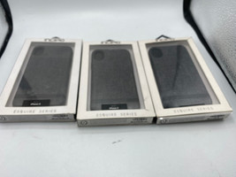 Lot of 3 Incipio Esquire Series gray fabric texture Hard Case for iPhone X/Xs - £7.32 GBP