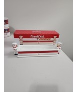 CAMPBELL&#39;S Soup Saltine Cracker Tray 1998 Holder VTG Red Ceramic See Photos - £12.68 GBP