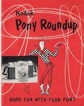 1950&#39;s Kodak Pony Round Up More Fun with Your Pony Booklet MCM Cowboy - $14.84