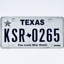  United States Texas Lone Star Passenger License Plate KSR 0265 - £13.22 GBP
