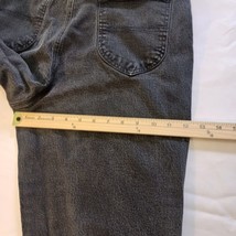 Riders Womens Size 14L Black Straight Leg High Rise Denim Jeans Measured 30x32.5 image 12