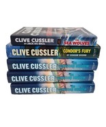 Lot 5 Bookks Hardcover Clive Cussler The Corsican Shadow, Condor&#39;s Fury,... - £9.43 GBP
