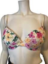 Victoria&#39;s Secret Pink Wear Everywhere Floral Push Up Bra 32D - $160.75 MXN