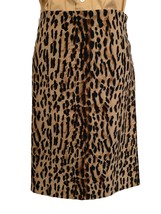 A.B.S by Allen Schwartz Animal Print A-line Skirt Women&#39;s Size 10P Multi... - $24.75