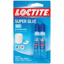 Loctite Super Glue Gel, Two 2-Gram Tubes (1399965) - $15.99