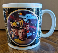 Vintage Star Trek The Crew Coffee Mug 1994 Captain Kirk, Spock. Bones,Sc... - $11.40