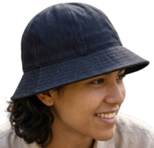 Joe Fresh Navy Blue Bucket Hat Sun Cap One Size Polyester Fisherman Outd... - $12.86