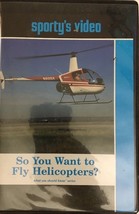 Sporty&#39;s Video-So You Want To Fly Helicopters? 2 Vhs Tapes-TESTED-SHIP N 24 Hrs - £39.49 GBP