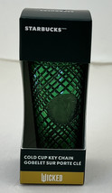 Wicked Starbucks 2024 Emerald City Cold Cup Keychain - Green Limited Edi... - $27.70