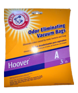 Arm and Hammer Vacuum Bags Hoover A Odor Eliminating 3 Bags NEW - $10.58 CAD