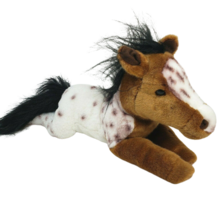 16&quot; Nat &amp; Jules Appaloosa Horse Brown + White Stuffed Animal Plush Toy Soft - £28.98 GBP