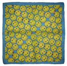 K&#39;s Novelties Set of 12 Blue with Emojis 100% Cotton Bandanna - £20.85 GBP