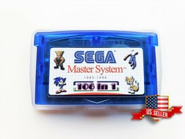 Sega Classics GBA 106 in 1 Multicart Gameboy Master System Game Gear 100 + Games - £11.08 GBP